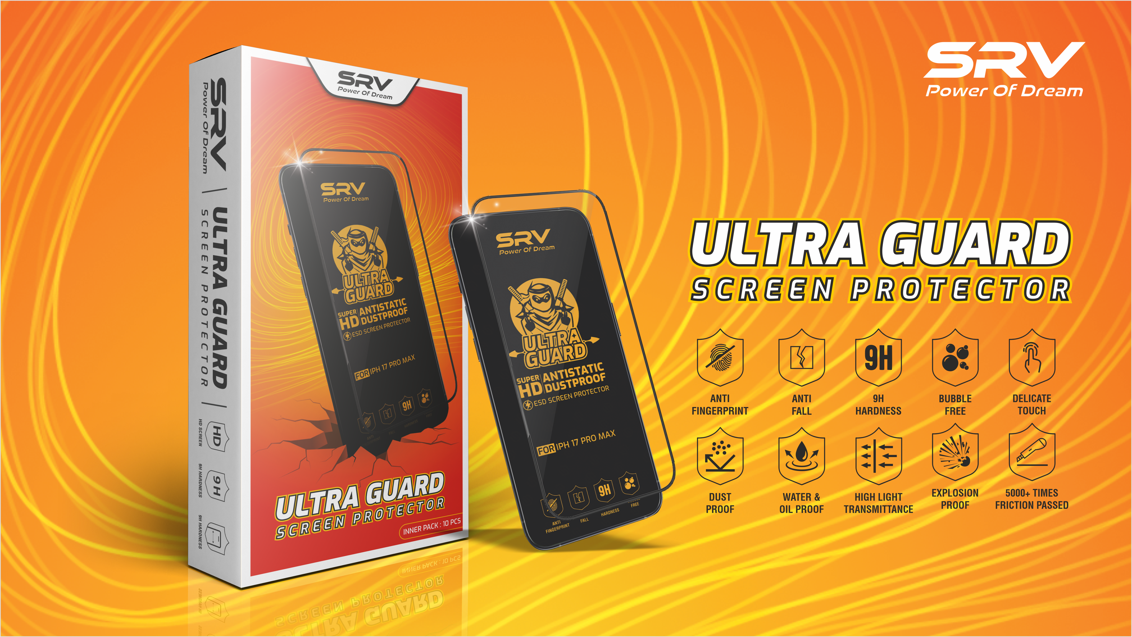 SRV screen protector machine